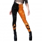 2023 New Christmas clothing Snow Digital Printing Bottom Pants Female Fet Foot Tight Yoga Pants Female