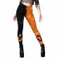 2023 New Christmas clothing Snow Digital Printing Bottom Pants Female Fet Foot Tight Yoga Pants Female