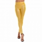 Summer new gold hot -fitting pants female fashion high waist and hip -to -hip foot pants