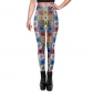 2023 summer European and American women's personalized printed women's leggings