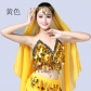 Sequin colorful Chest wrap belly dance Bra Hanging coin stage show sequin fringe top