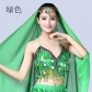 Sequin colorful Chest wrap belly dance Bra Hanging coin stage show sequin fringe top