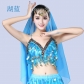 Sequin colorful Chest wrap belly dance Bra Hanging coin stage show sequin fringe top