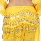 Belly dance 98 coins waist chain Indian dance three-layer gold waist towel dance practice practice buttock towel