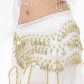 Belly dance 98 coins waist chain Indian dance three-layer gold waist towel dance practice practice buttock towel