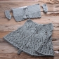 Summer hand hook knitted bikini one line shoulder clothes Europe and the United States explosive handmade female short skirt