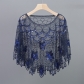 Summer mesh sequins hollow bauze with skirt cloak, short small jacket, thin, foreign