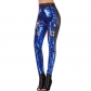 Spring and Autumn stage performance Europe and the United States outside wear slimming large size leggings color sequin color changing stitching women's pants