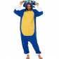Sonic cartoon one-piece pajamas