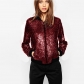 European and American fashion sports style all sequin baseball suit with casual jacket short coat