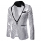 Men's suit sequin performance dress suit nightclub men's men's host studio coat suit