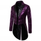 Men's suit tuxedo banquet nightclub performance sequin fashion design men's suit