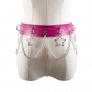 Hot selling European and American punk sexy pentagram belt metal chain tassel waist chain personality belt accessories