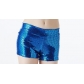 2023 European and American high waist casual shorts hot pants women's high stretch sequin bead piece bar performance costume