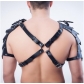 Men's Underwear Artificial Leather Adjustable Body Corset Lacing Shoulder Armor Double Shoulder Multi-piece shoulder Strap Bondage Shoulder strap