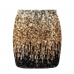 Fashion all-in-one high-waisted slim sequin skirt sexy nightclub shiny slim show hip package one-step skirt