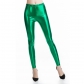 Europe and the United States sexy nightclub stage clothes show clothes bright leather leggings