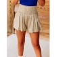 Hot selling new casual sports women's shorts loose and elastic waist hanging flash pants