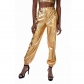 Casual sports street hip-hop party shiny phantom pants hologram laser loose women's pants