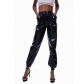 Casual sports street hip-hop party shiny phantom pants hologram laser loose women's pants