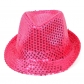 Sequin Jazz hat Adult stage Prop Glitter Cowboy hat Sequin jazz hat