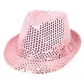 Sequin Jazz hat Adult stage Prop Glitter Cowboy hat Sequin jazz hat