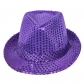 Sequin Jazz hat Adult stage Prop Glitter Cowboy hat Sequin jazz hat