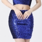 European and American sequin bag hip skirt stage performance dance skirt dance party half skirt festival performance dance skirt party short skirt
