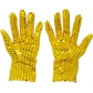 New adult double-sided sequin stage gloves night dance performance gloves fashion trend clothing accessories gloves