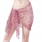 New belly dancing clothes waist chain sequin water velvet square scarf dance performance clothes sequin hollowed out waist sealing waist towel hip towel