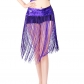 Belly Dance Waist Chain Waist Towel Elastic glitter fringe arm towel glitter tribal waist towel nightclub fringe dance skirt