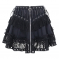 Summer new Europe and the United States dark personality street sexy slim lace stitching design package hip half skirt