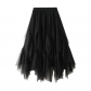 Lotus leaf gauze skirt skirt female 2023 spring high waist small, net gauze skirt half skirt