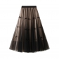 Skirt Gentle Fairy Design Swelling Bow Network Slims and Winter Slender High waist Display Boiler Skirt