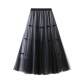 Skirt Gentle Fairy Design Swelling Bow Network Slims and Winter Slender High waist Display Boiler Skirt