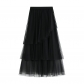 Ji new Korean version of irregular mesh cake skirt