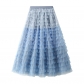 The new gradient layer of the mesh cake skirt puffed skirt multi -level large large skirt skirt