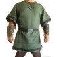 Armored LARP's Medieval Viking Red color Renaissance fashion coat costume