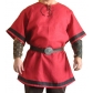 Armored LARP's Medieval Viking Red color Renaissance fashion coat costume