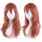 Chainsaw Man Angel Demon cos wig without trimming Chainsaw man Dark orange long hair micro volume Chainsaw man anime