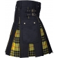 Men's hot selling Scottish festival skirt men's plaid color pleated skirt