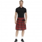 2023 New men's plaid skirt Scottish plaid skirt men's plaid pleated skirt stage performance costume