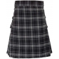 Hot selling Scottish festival skirt men's plaid pleated skirt against color