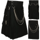 Hot selling Scottish holiday dress men's chain pleated skirt
