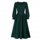Medieval retro Gothic V-neck dress sells well new Renaissance pastoral women's skirt stage wear