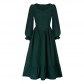 Medieval retro Gothic V-neck dress sells well new Renaissance pastoral women's skirt stage wear