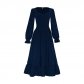 Medieval retro Gothic V-neck dress sells well new Renaissance pastoral women's skirt stage wear