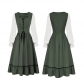 Vintage Pastoral dress Renaissance female skirt ball cosplay costume