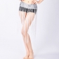 Belly Dance Waist Chain Waist Towel Elastic glitter fringe arm towel glitter tribal waist towel nightclub fringe dance skirt