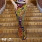 Mermaid sequin hip towel Belly dance tempeh dance suit belly dance performance performance costumes
